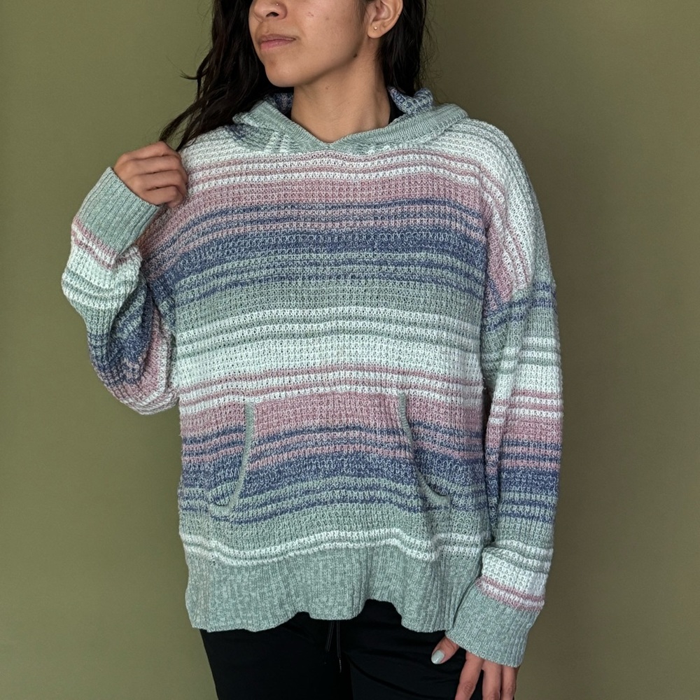 Turquoise Teal Hoodie by Full circle trends